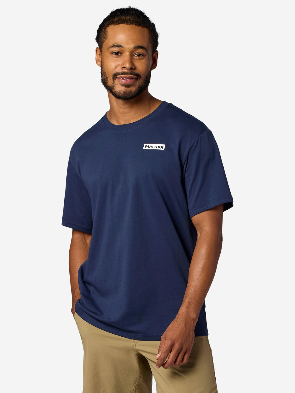 Scenic Short-Sleeve T-Shirt Nightfall Navy Marmot