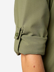 AirExchange Perforated Long-Sleeve Shirt Olive Grove Marmot