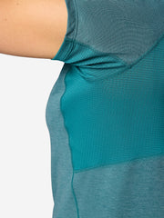 Uptrail Active Short-Sleeve Shirt Emerald Blue Marmot