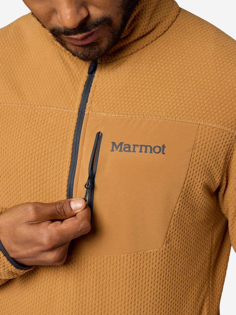 AirFleece Performance Half-Zip Dromedary Marmot