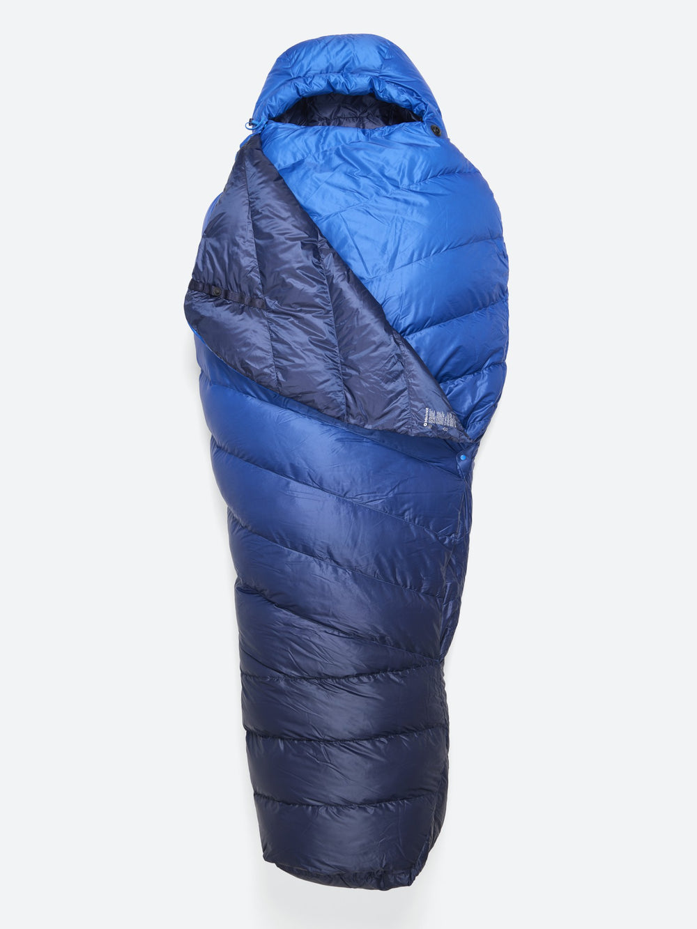 Wraptor Down 15° Short Sleeping Bag Clear Blue/Arctic Navy Marmot