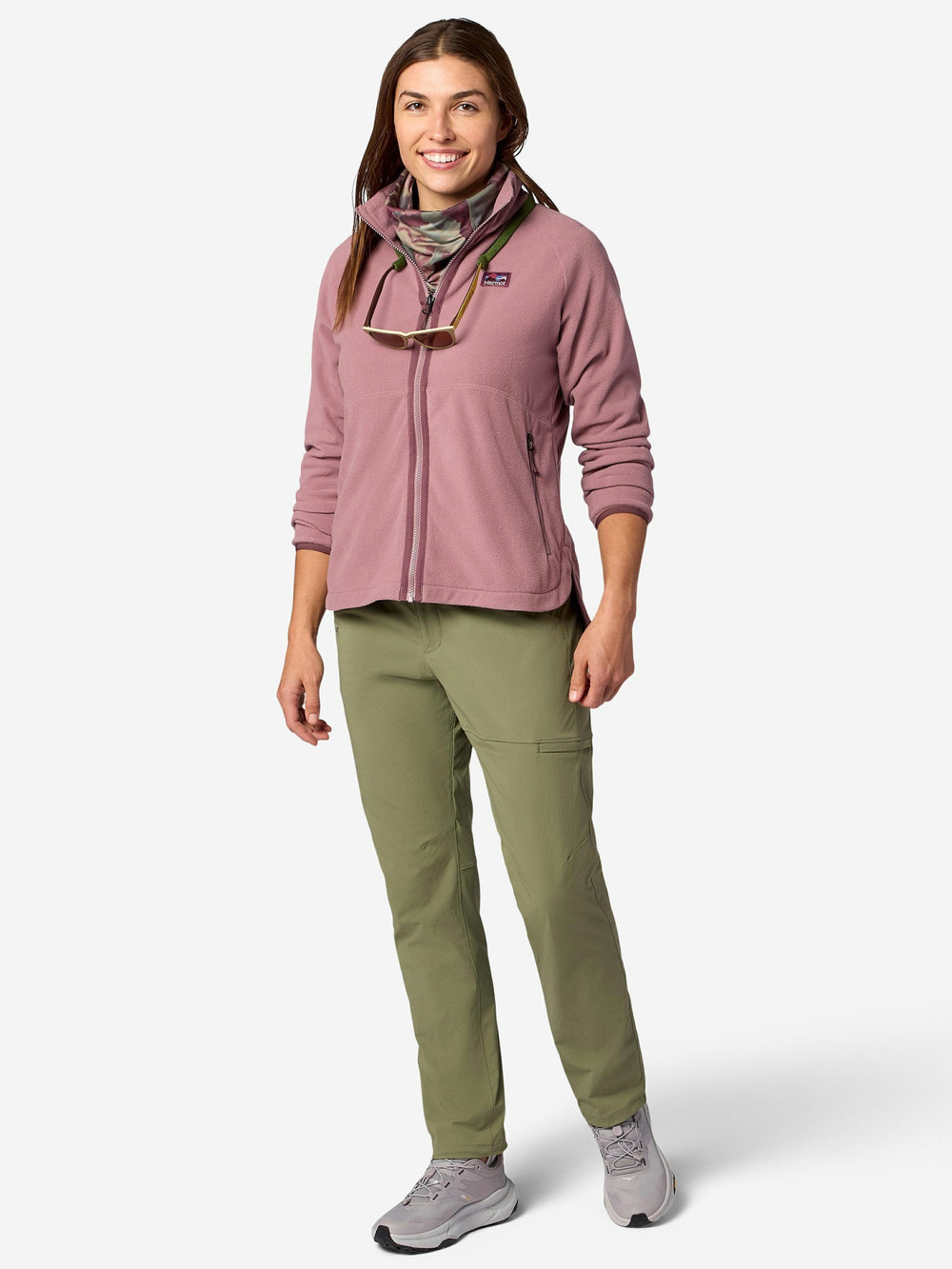 WoUpward Fleece Full-Zip Jacket Light Mauve Marmot