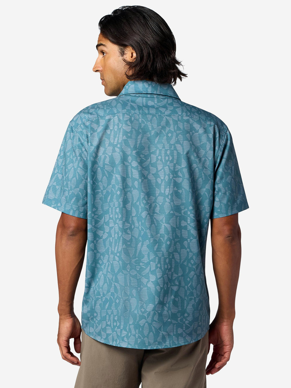 AirExchange Perforated Short-Sleeve Shirt Seafloor Fiesta Stripe Marmot