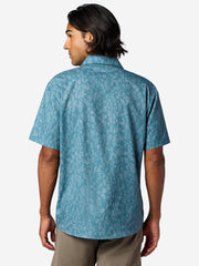 AirExchange Perforated Short-Sleeve Shirt Seafloor Fiesta Stripe Marmot