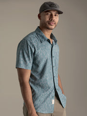 AirExchange Perforated Short-Sleeve Shirt Seafloor Fiesta Stripe Marmot