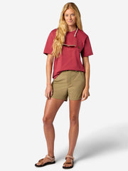 WoMarty Short-Sleeve Pocket T-Shirt Dried Rose Marmot