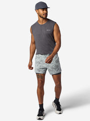 Unpaved Lined Active Short 5" Boulder Crack Map Camo Marmot