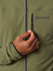 AirFleece Performance Full-Zip Jacket Olive Grove Marmot