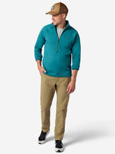 Leconte Tech Grid Fleece Half-Zip Emerald Blue Marmot