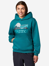 WoCoastal Hoodie Emerald Blue Marmot