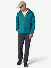 Leconte Tech Grid Full-Zip Fleece Hoody Emerald Blue Marmot