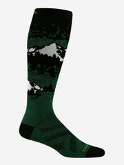 Darn Tough Cold Smoke Over-the-Calf Lightweight Ski & Snowboard Socks Darn Tough Moss Marmot