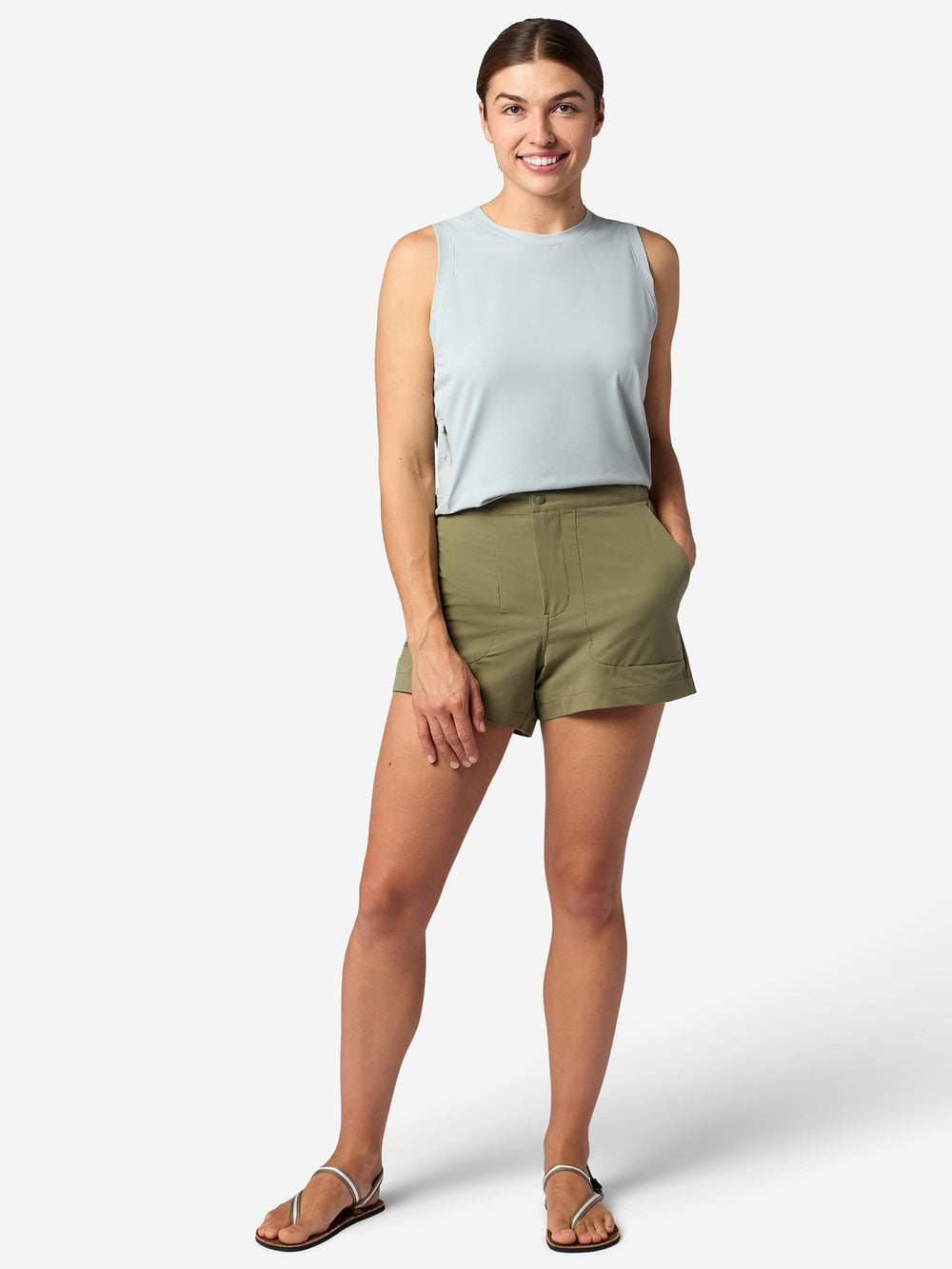 AirExchange UPF 40 Shorts 4" Olive Grove Marmot