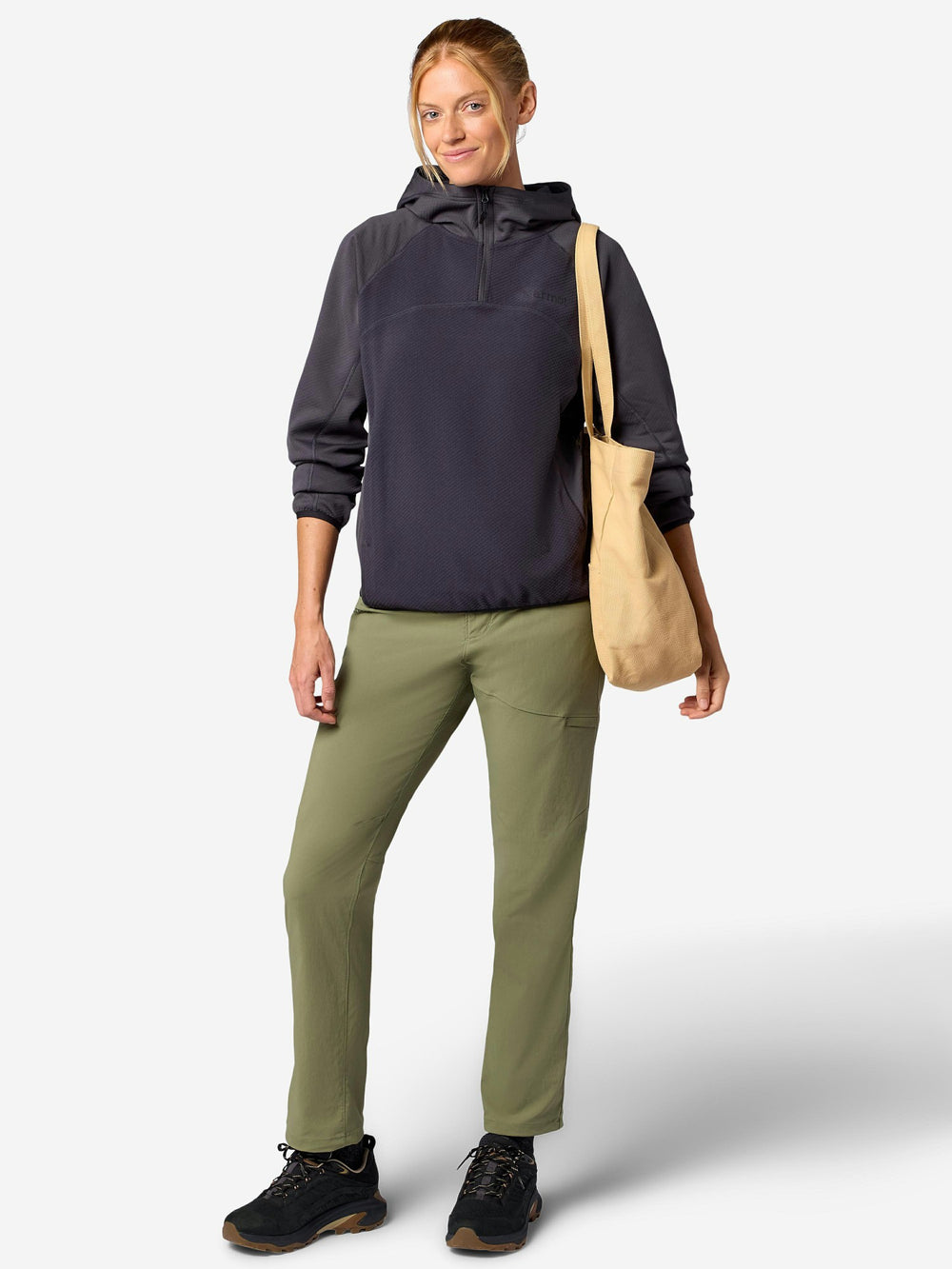 Rockbound Fleece Hoodie Blackened Marmot