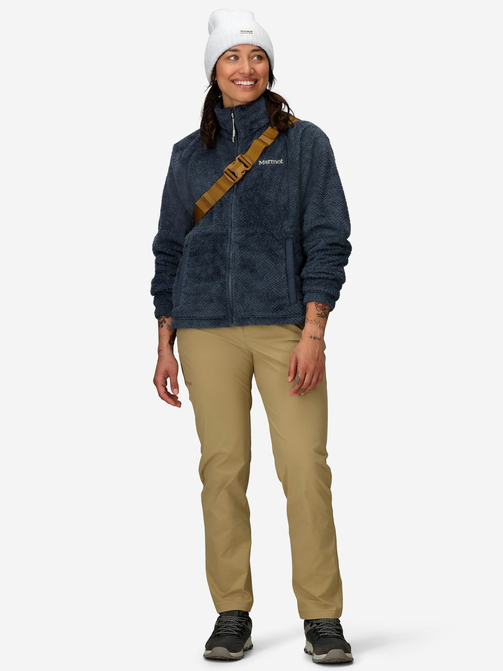 Homestead Plush Sherpa Fleece Full-Zip Jacket Thunderhead Marmot