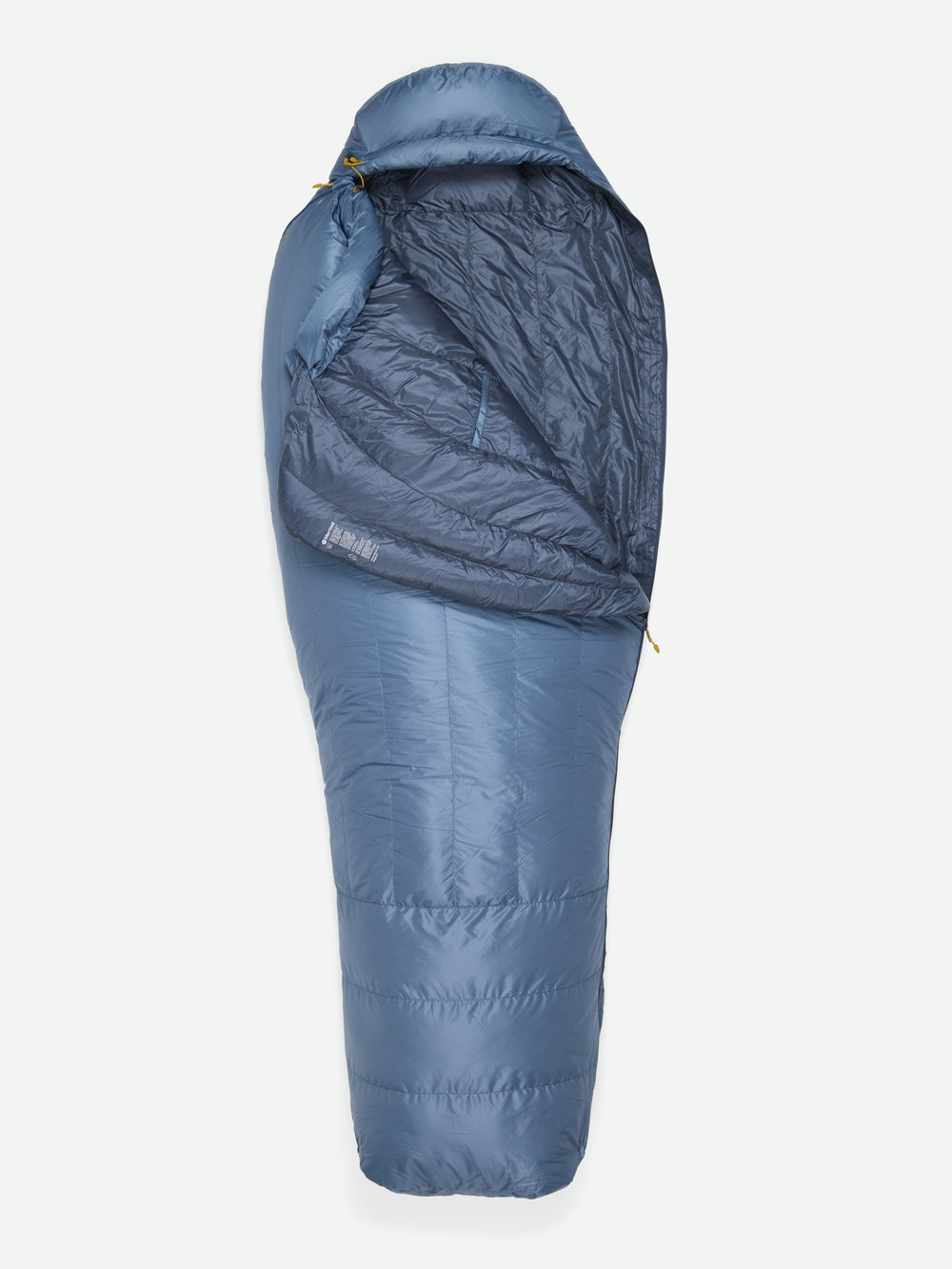 HiberNest Down 15° Long Sleeping Bag Summer Storm/Thunderhead Marmot