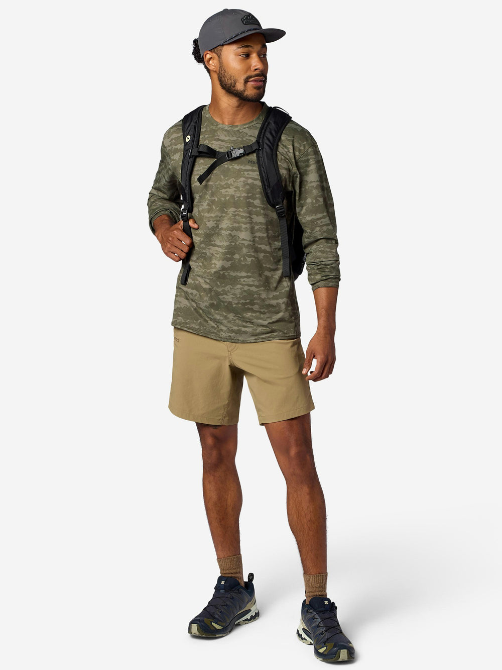 AirExchange UPF 50 Long-Sleeve Crew Olive Grove Lagos Marmot