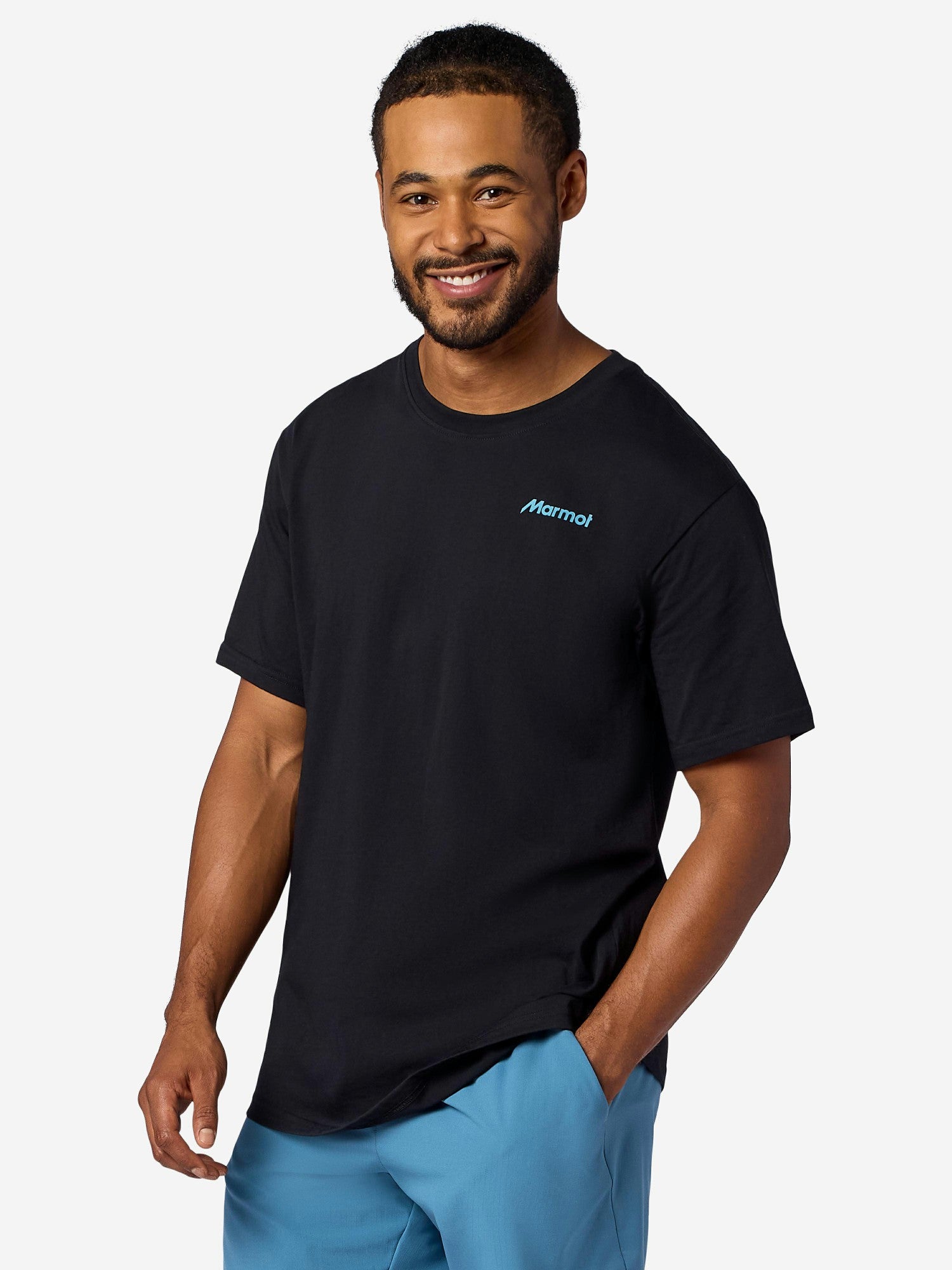 For Life Short-Sleeve T-Shirt Black Marmot