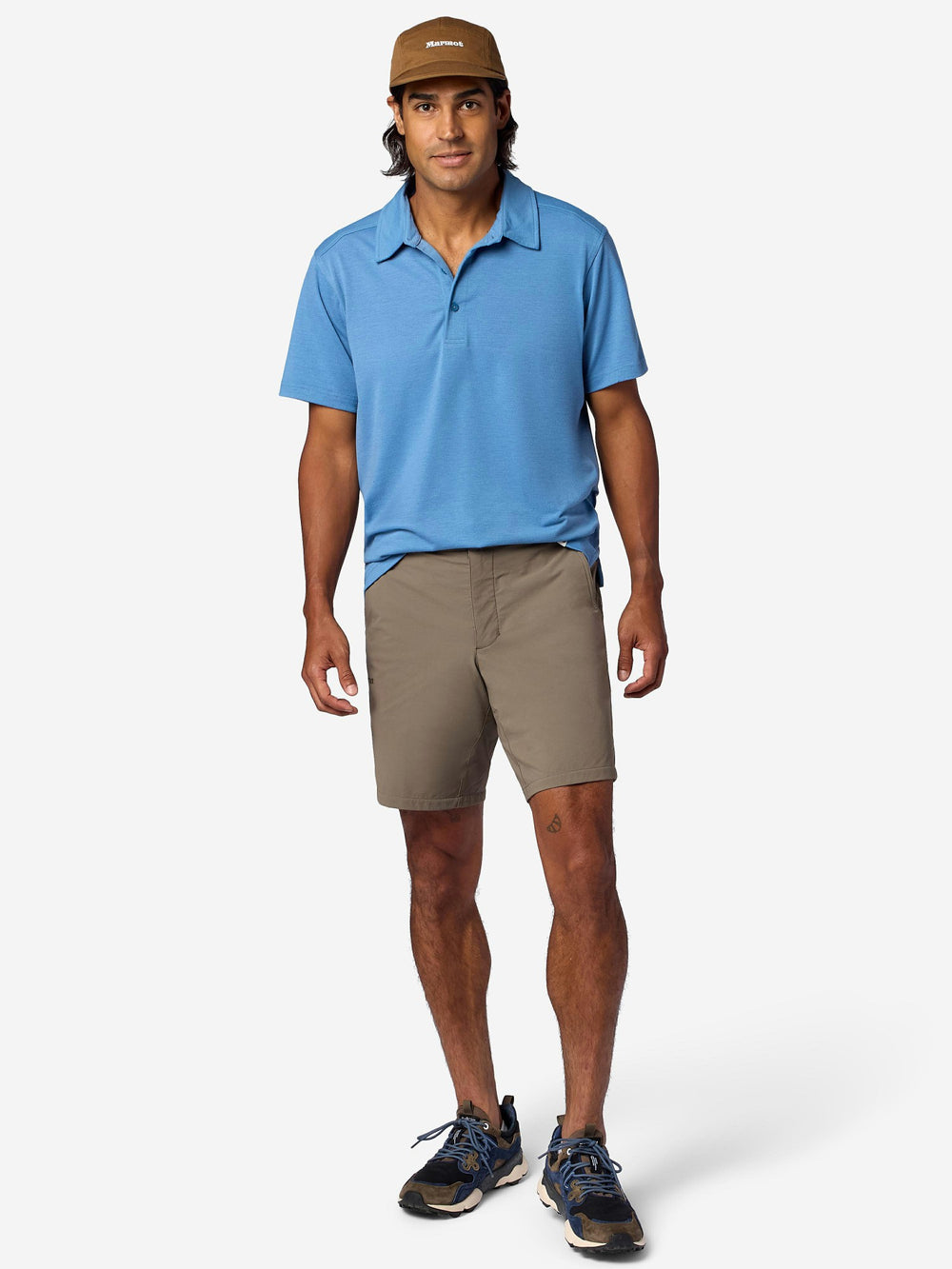 Sereno Short-Sleeve Polo Summerstorm Heather Marmot