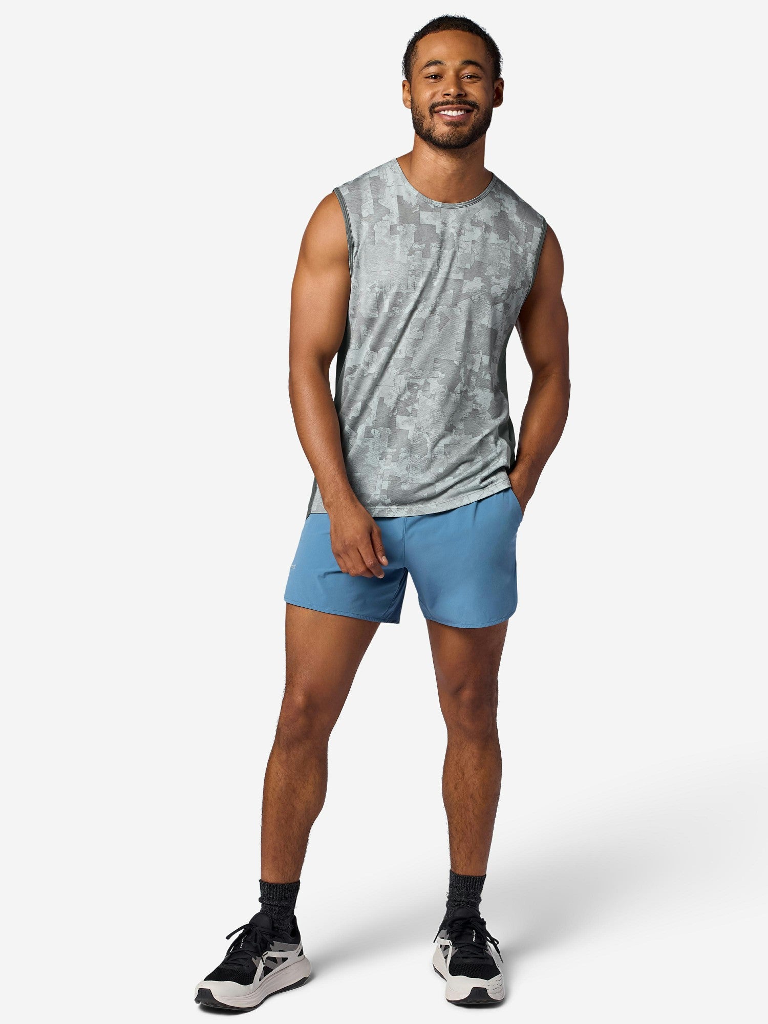 Uptrail Active Tank Top Boulder Crack Map Camo Marmot