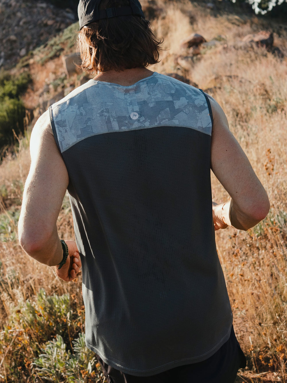 Uptrail Active Tank Top Boulder Crack Map Camo Marmot