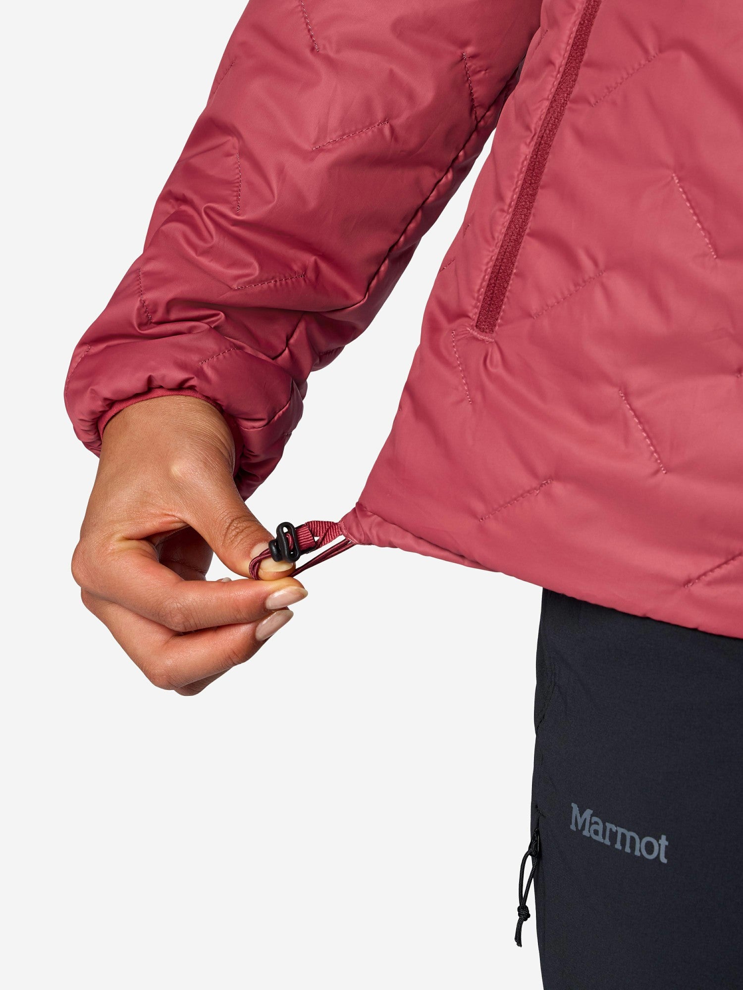 WoMonoQuilt PrimaLoft® Insulated Hoody Dried Rose Marmot