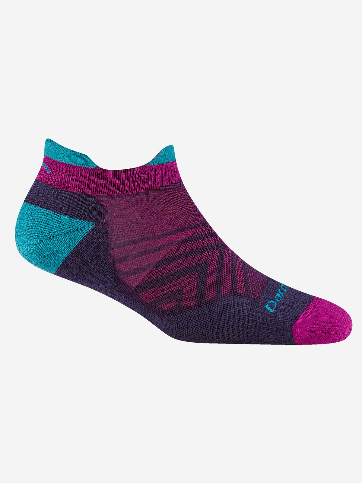 Run No Show Tab Ultra-Lightweight with Cushion Running Socks Darn Tough Blackberry Marmot