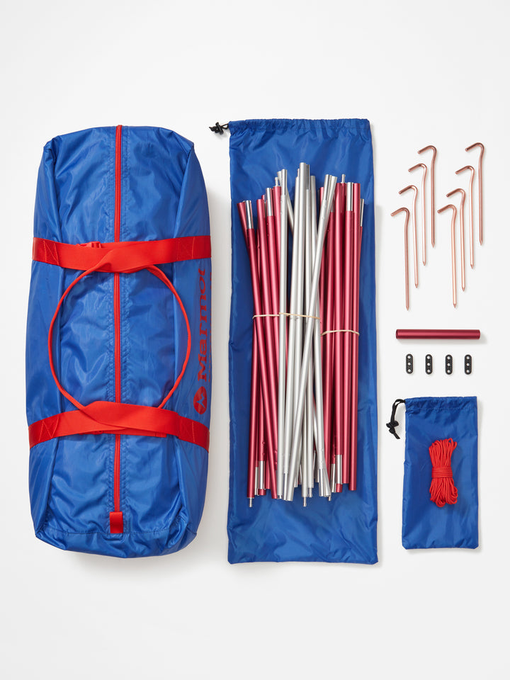 Limestone 6-Person Tent Victory Red Marmot