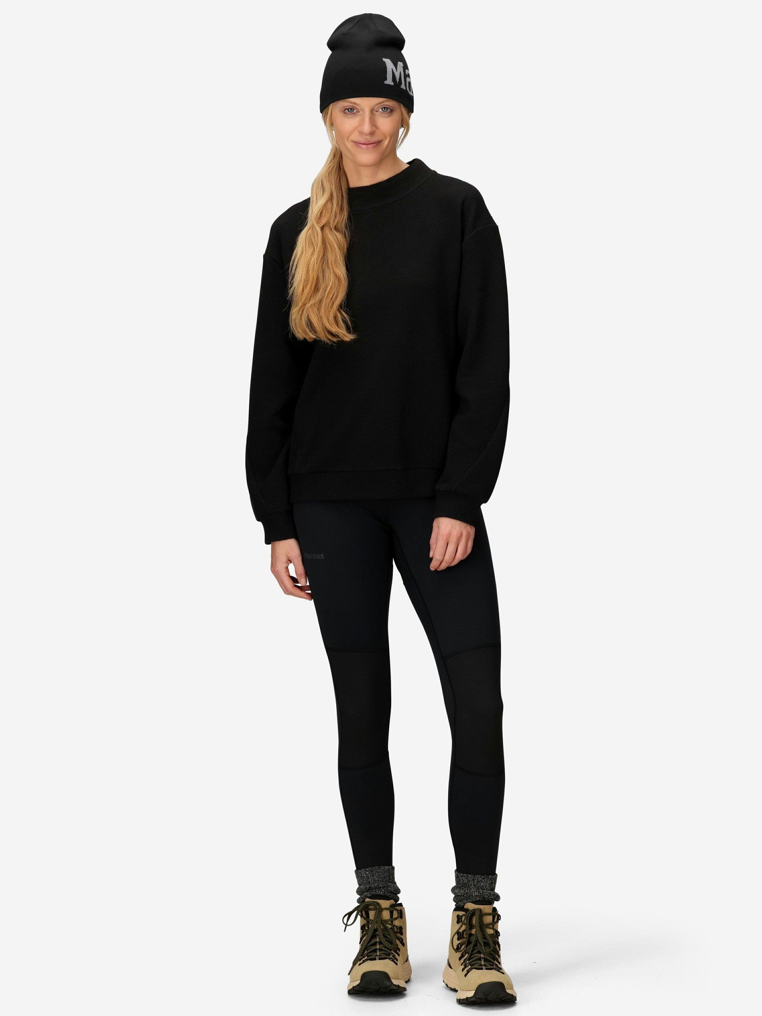WoRidge Tech Waffle Knit Mock Neck Pullover (Fall 2025)  Marmot