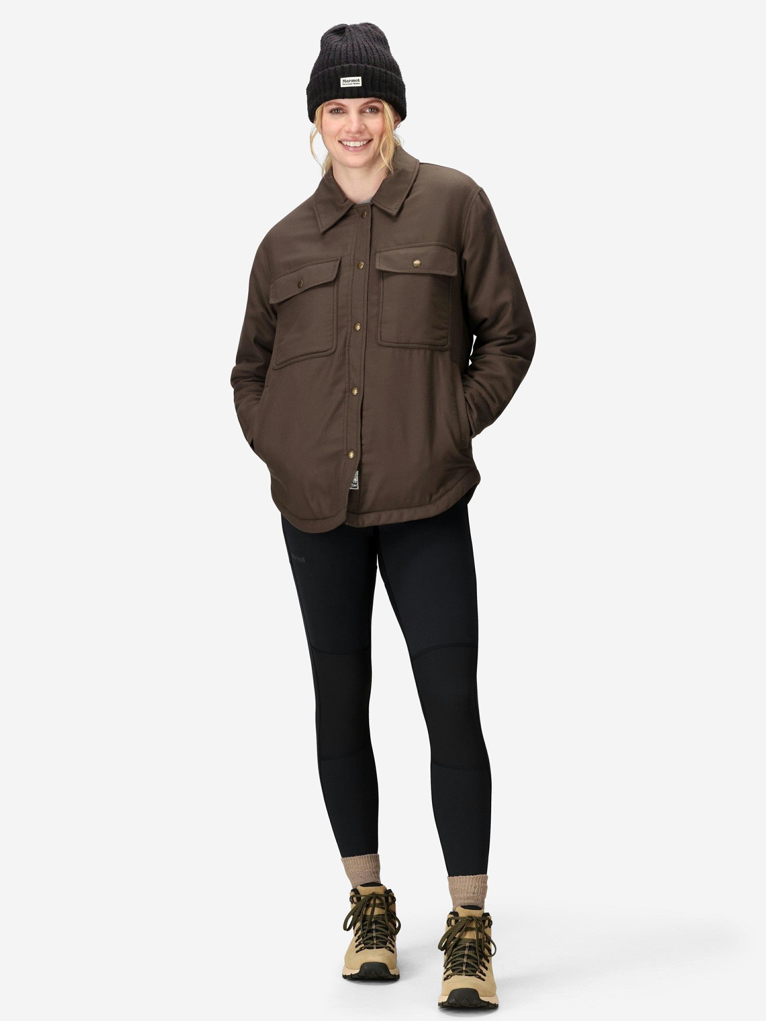 Ridgefield Sherpa-Lined Flannel Shirt Jacket (Fall 2025)  Marmot