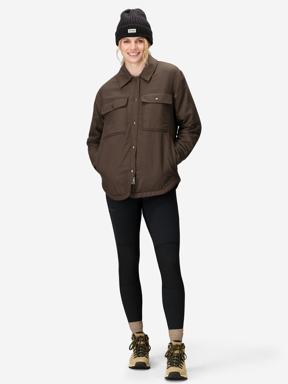 Ridgefield Sherpa-Lined Flannel Shirt Jacket (Fall 2025)  Marmot