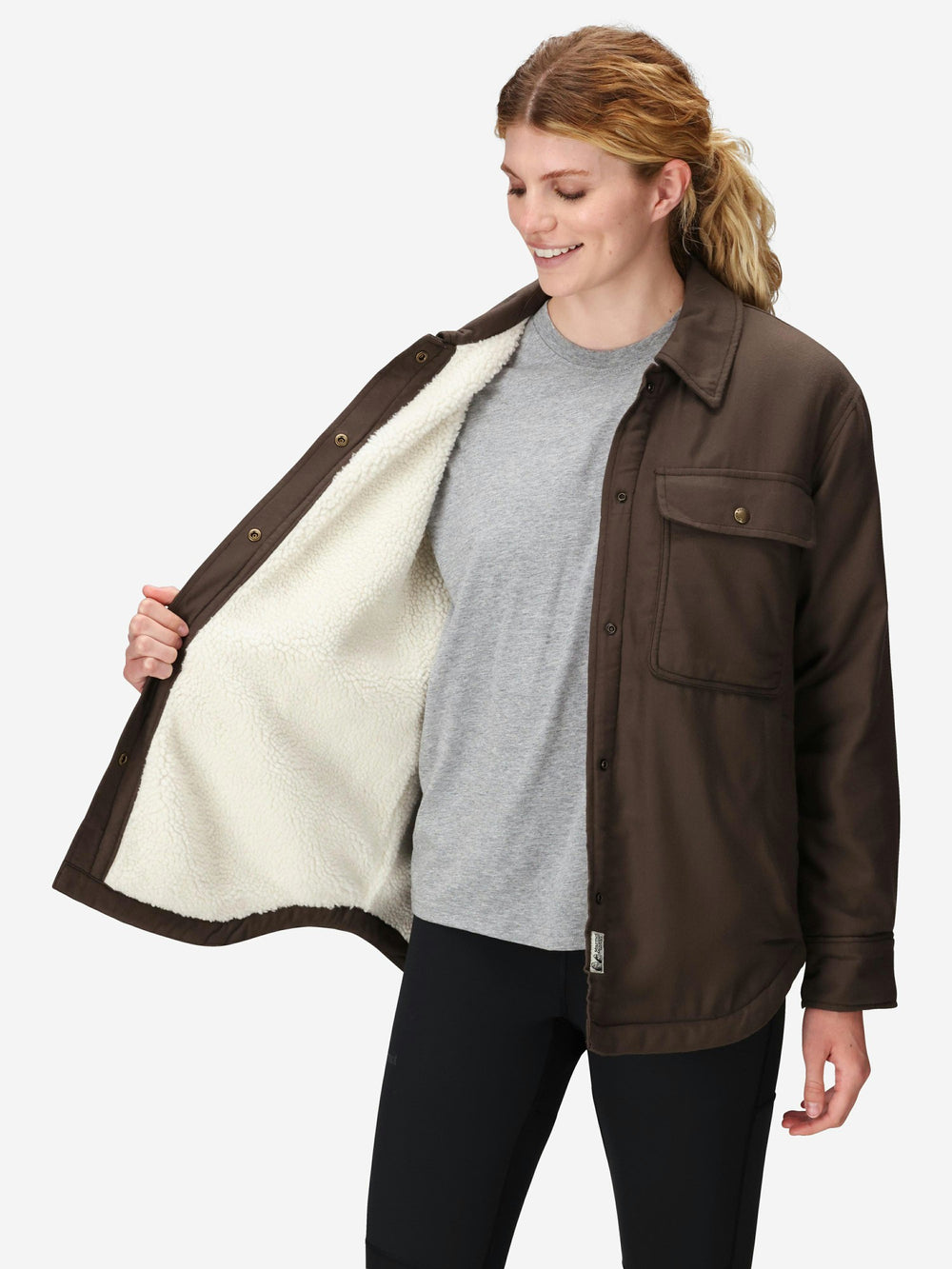 Ridgefield Sherpa-Lined Flannel Shirt Jacket (Fall 2025)  Marmot