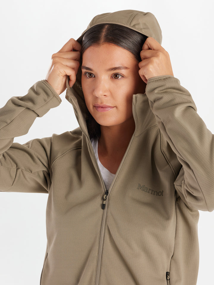 Leconte Tech Grid Full-Zip Fleece Hoody (Fall 2025)  Marmot
