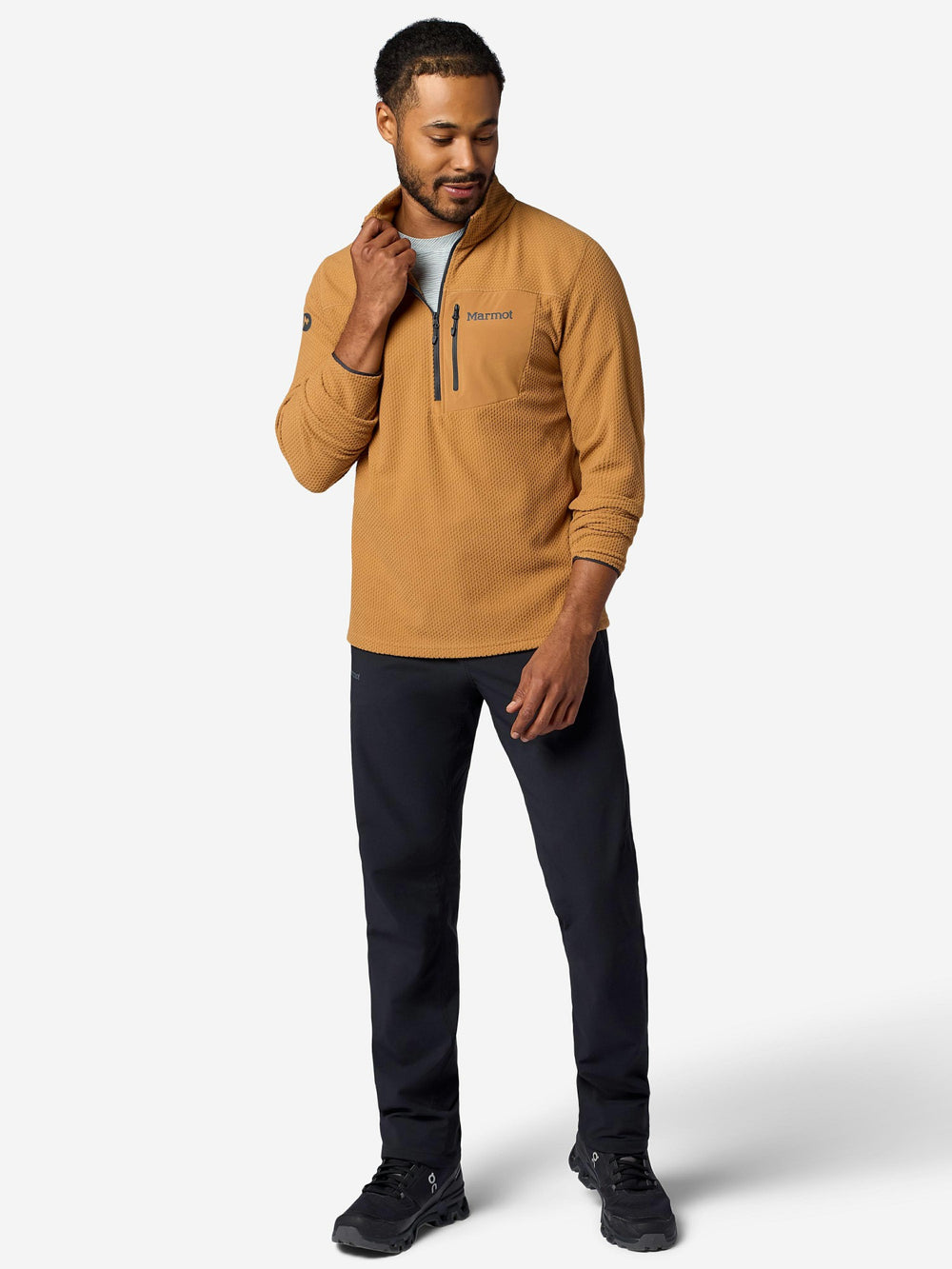 AirFleece Performance Half-Zip Dromedary Marmot