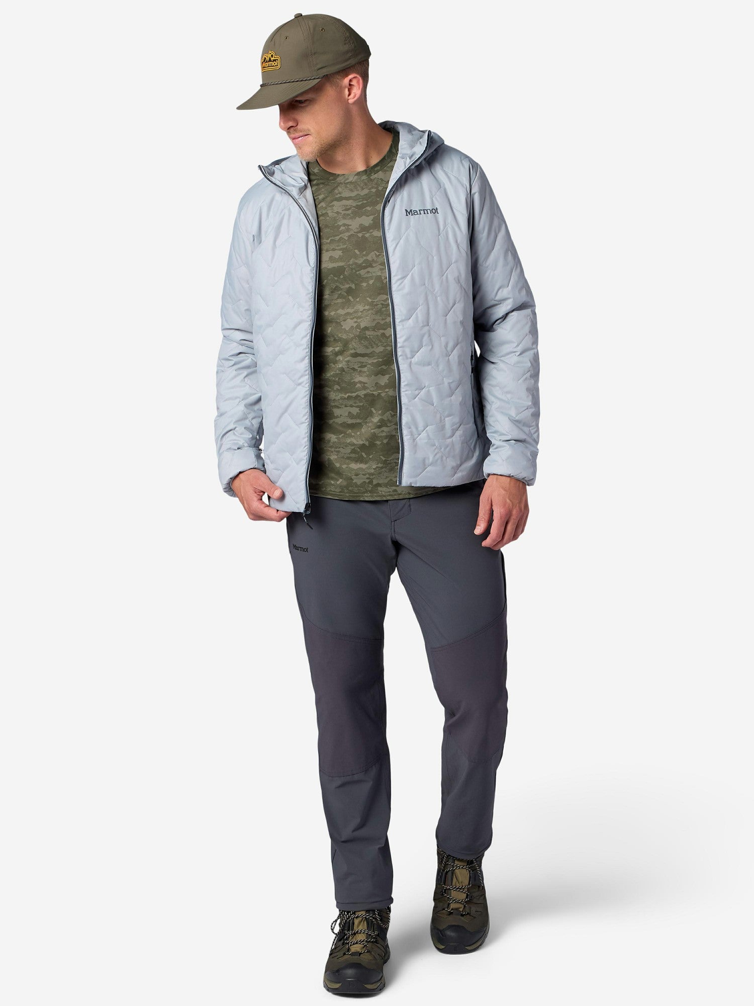 MonoQuilt PrimaLoft® Insulated Hoody Sleet Storm Marmot