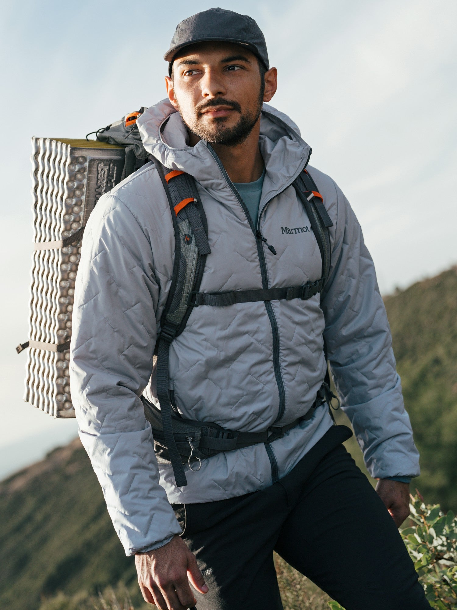 MonoQuilt PrimaLoft® Insulated Hoody Sleet Storm Marmot