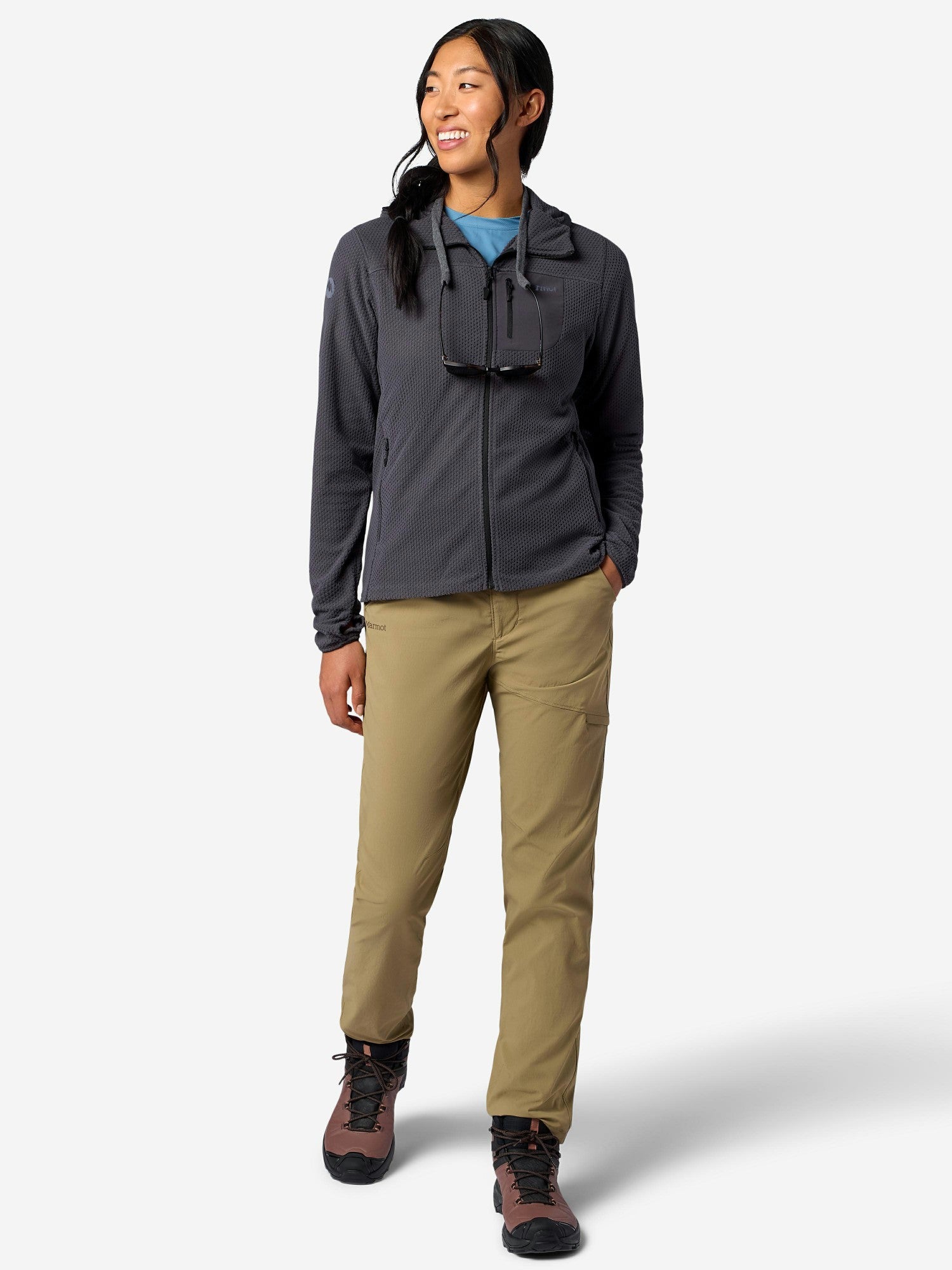 AirFleece Performance Full-Zip Hoody Blackened Marmot
