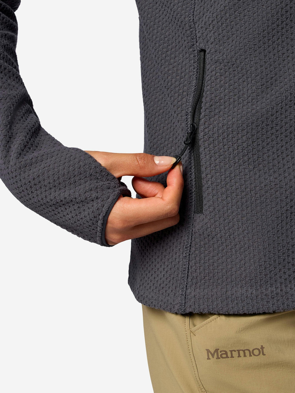 AirFleece Performance Full-Zip Hoody Blackened Marmot