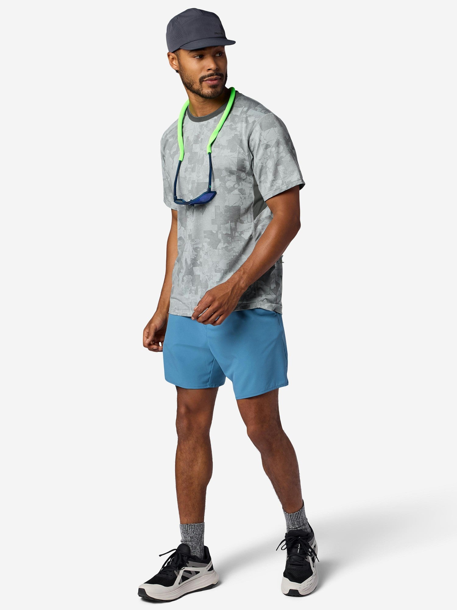 Uptrail Active Short-Sleeve Shirt Boulder Crack Map Camo Marmot