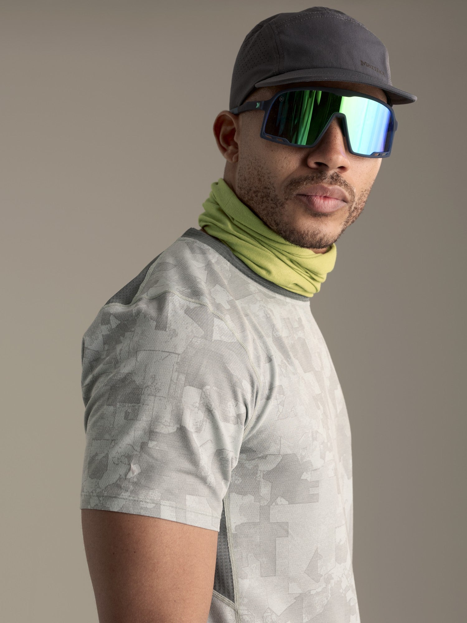 Uptrail Active Short-Sleeve Shirt Boulder Crack Map Camo Marmot