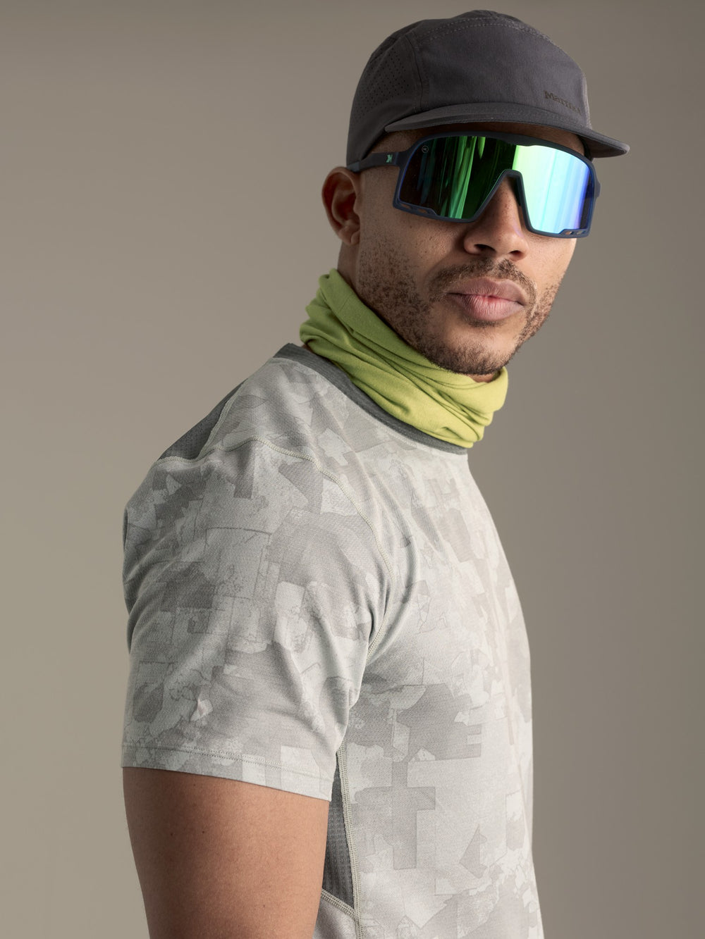 Uptrail Active Short-Sleeve Shirt Boulder Crack Map Camo Marmot
