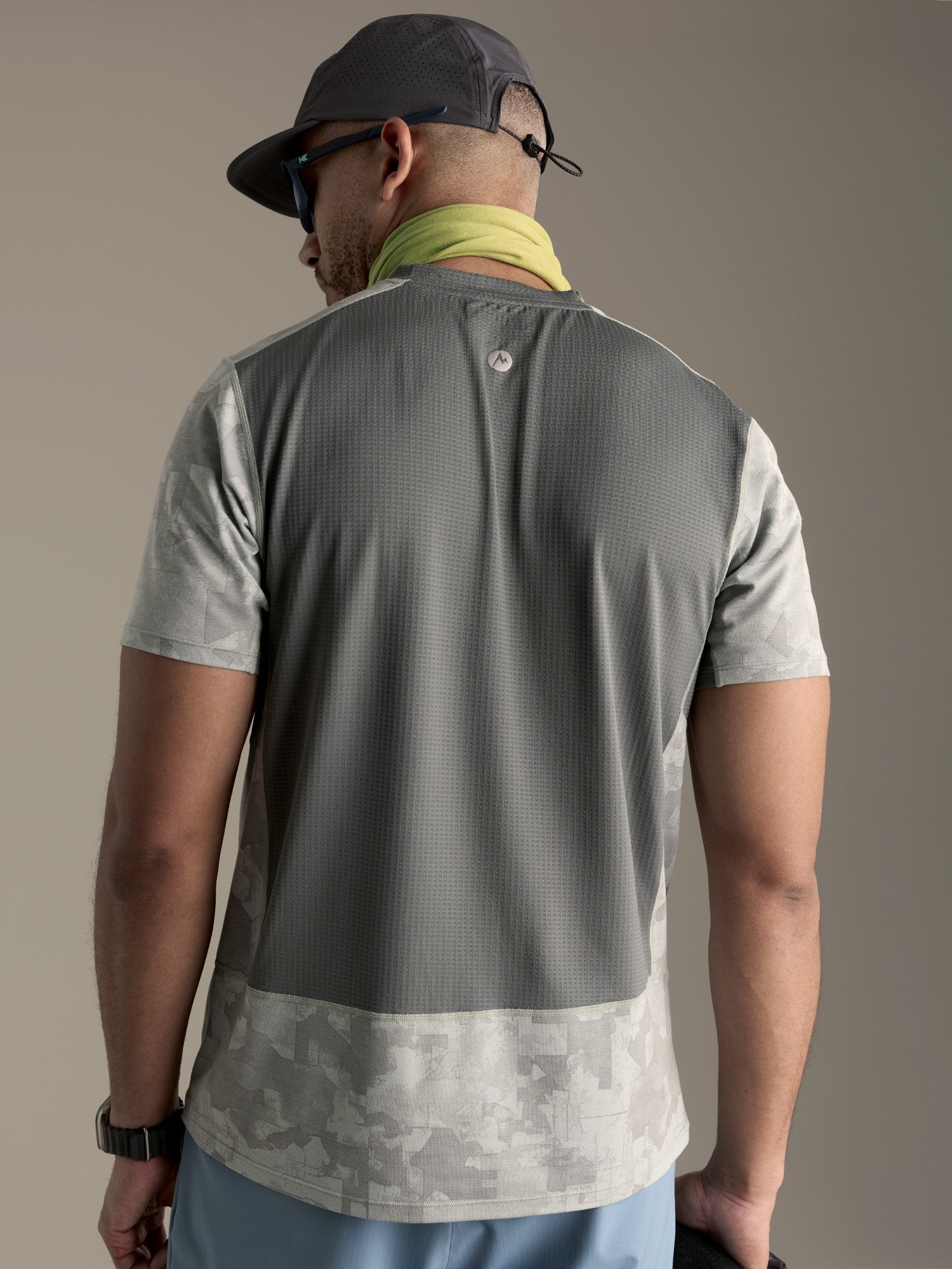 Uptrail Active Short-Sleeve Shirt Boulder Crack Map Camo Marmot