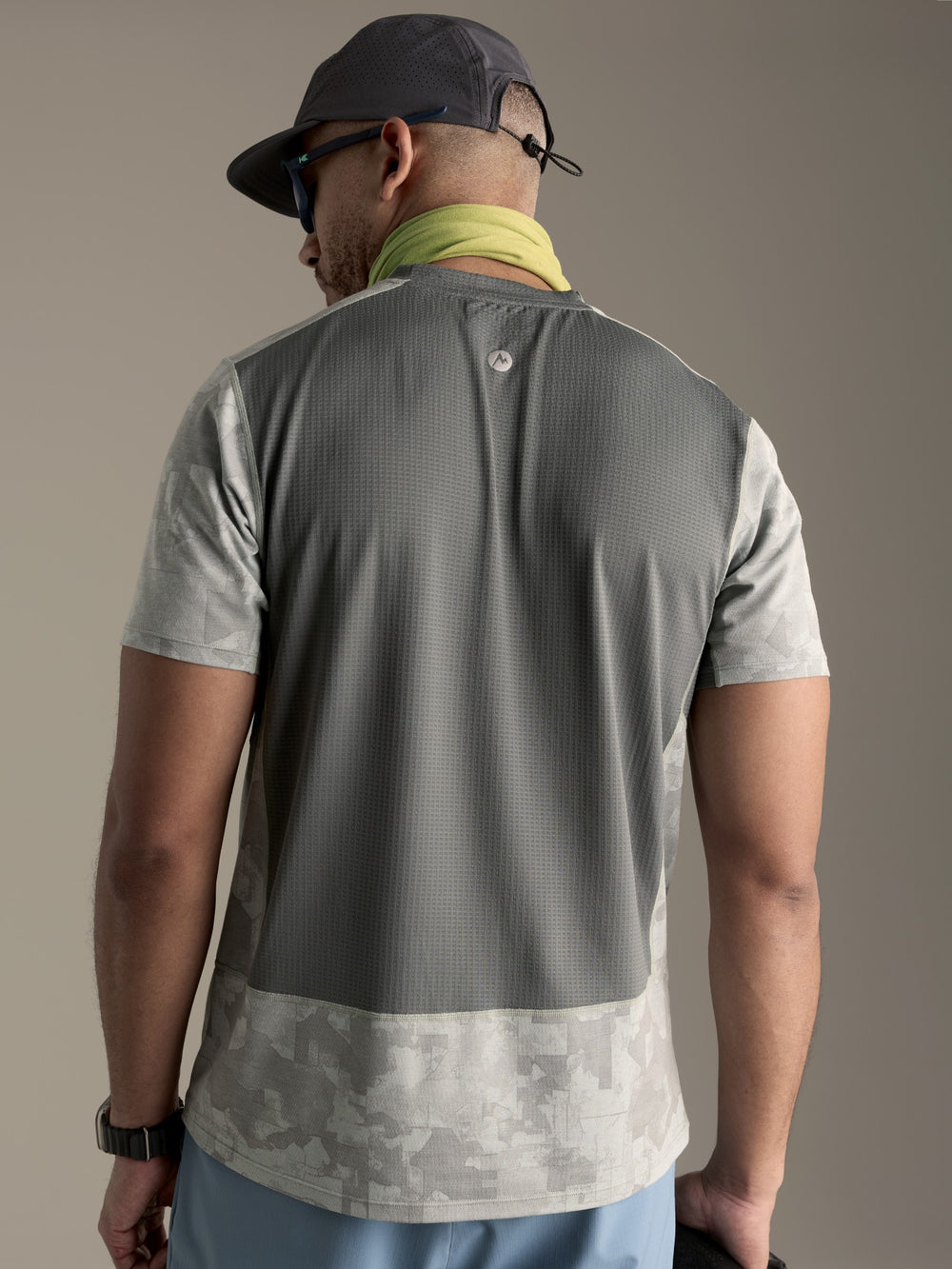 Uptrail Active Short-Sleeve Shirt Boulder Crack Map Camo Marmot