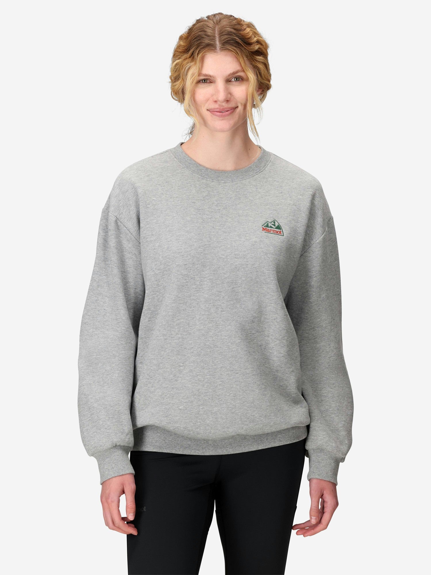 Unisex Peaks Crew Sweatshirt Grey Heather Marmot