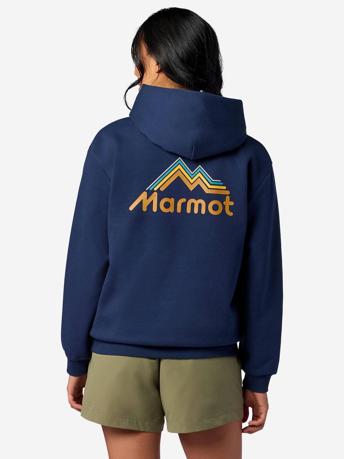 Peak Lines Hoodie Nightfall Navy Marmot