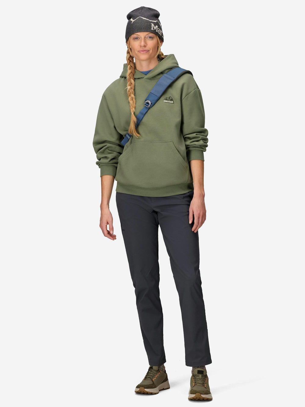 Peaks Hoodie Olive Grove Marmot