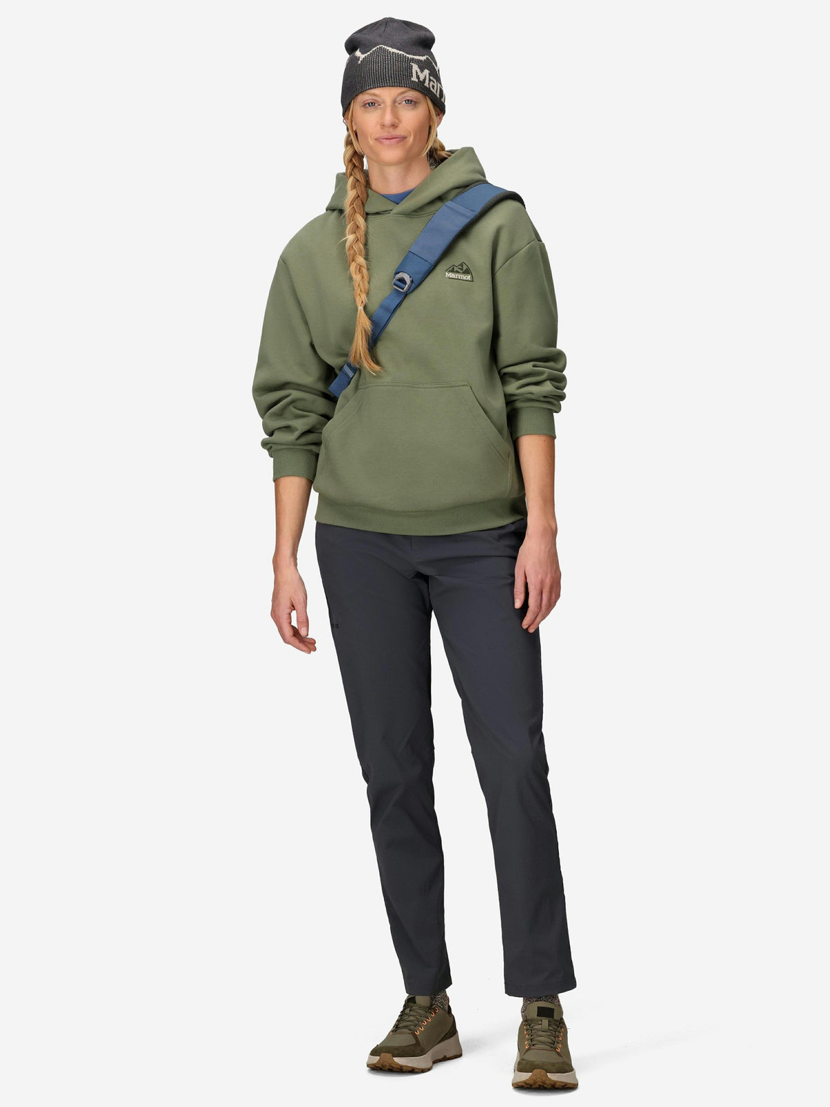 Peaks Hoodie Olive Grove Marmot