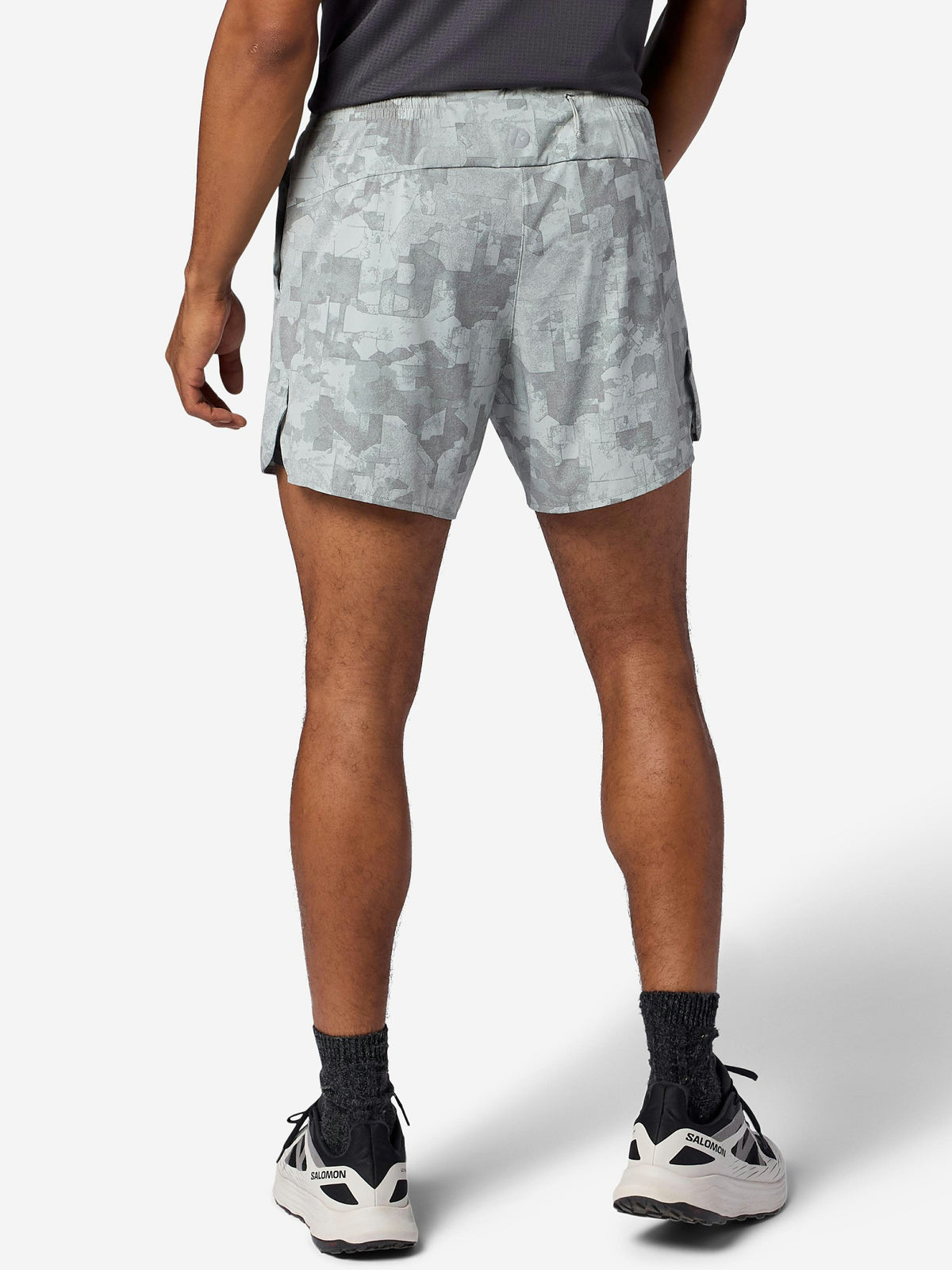 Unpaved Lined Active Short 5" Boulder Crack Map Camo Marmot