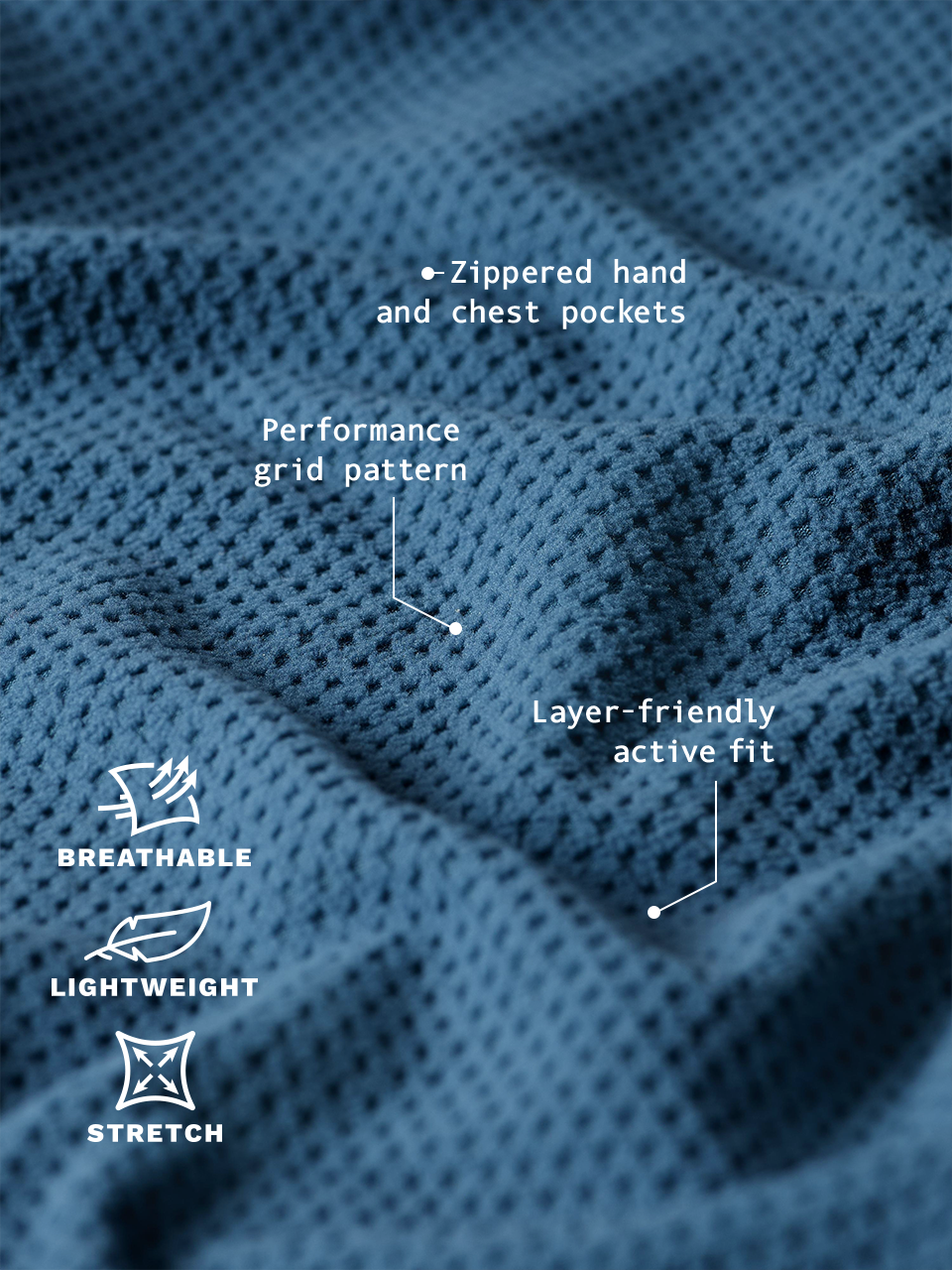 AirFleece Performance Full-Zip Hoody Summer Storm Marmot