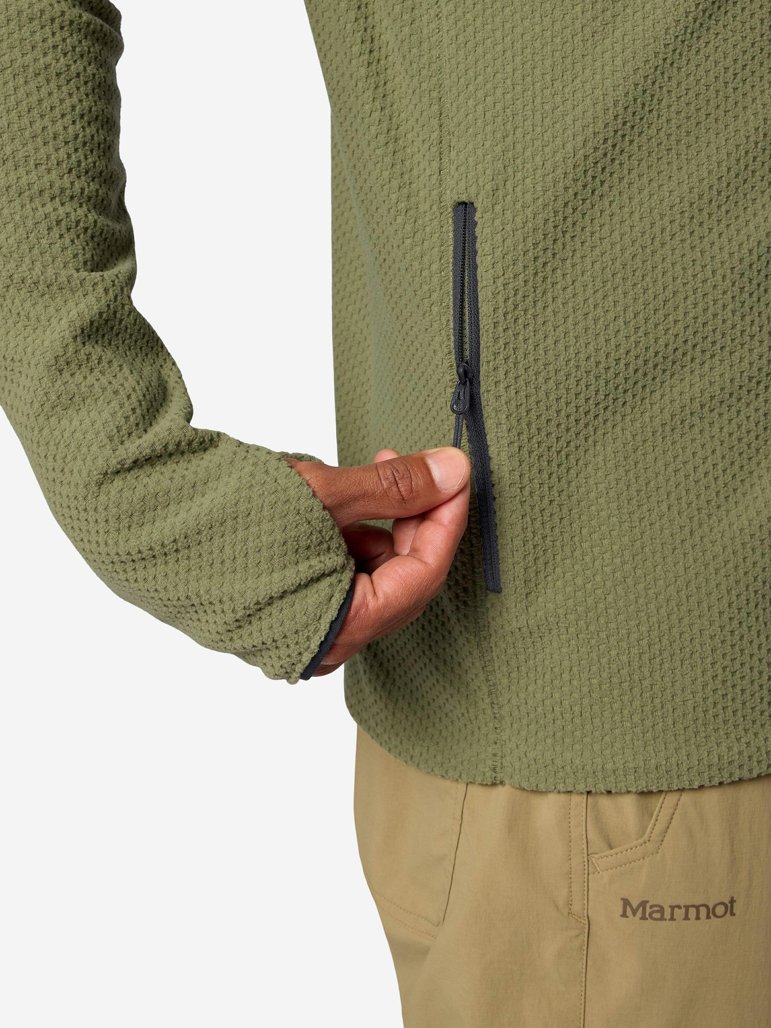 AirFleece Performance Full-Zip Jacket Olive Grove Marmot